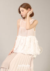 White Swan Woven Top