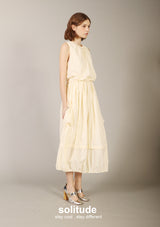 Yellow Double Layers Dress