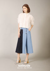 Short Sleeve White Lace Trim Shirt