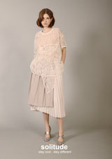 Oversized Lace Ribbon Top