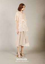 Oversized Lace Ribbon Top