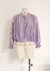 Purple Embroidered Shirt