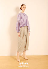 Purple Embroidered Shirt