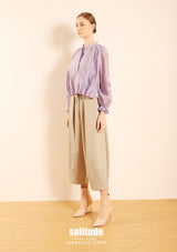 Purple Embroidered Shirt