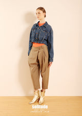 Cropped Denim Jacket