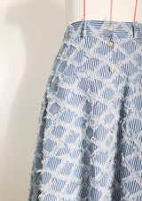 Checker Fish Tail Skirt