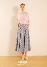 Checker Fish Tail Skirt