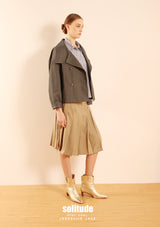 Charcoal Deuble-Breasted Jacket