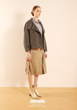 Charcoal Deuble-Breasted Jacket