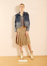 Washed Rose Denim Jacket