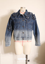 Washed Rose Denim Jacket
