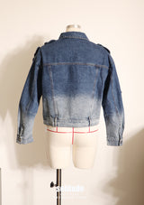 Washed Rose Denim Jacket