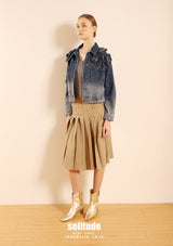 Washed Rose Denim Jacket