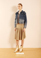 Washed Rose Denim Jacket