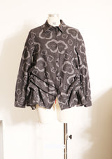 Flowers Printed Denim Jacket