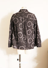 Flowers Printed Denim Jacket