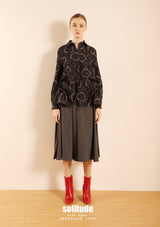 Flowers Printed Denim Jacket