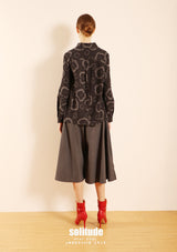 Flowers Printed Denim Jacket