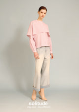 Red Dowble Layer Striped Shirt