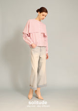 Red Dowble Layer Striped Shirt