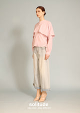 Red Dowble Layer Striped Shirt