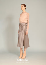 Grey Big Pockets Skirt