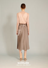 Grey Big Pockets Skirt