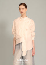 White Flowers Woven Shirt