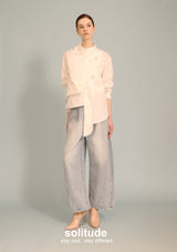 White Flowers Woven Shirt