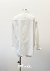 White Flowers Woven Shirt