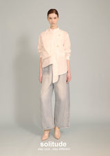 White Flowers Woven Shirt