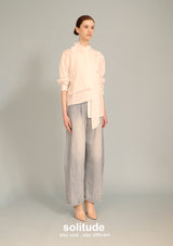 White Flowers Woven Shirt