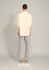 White Flowers Woven Shirt