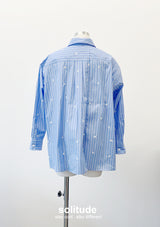 Sequins Striped Shirt