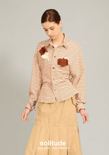 Patches Striped Shirt