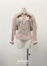 Patches Striped Shirt