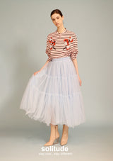 Patches Striped Knit Tee