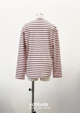 Patches Striped Knit Tee