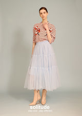 Patches Striped Knit Tee