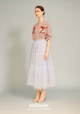 Patches Striped Knit Tee