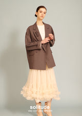 Charcoal Oversized Blazzer