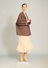 Charcoal Oversized Blazzer