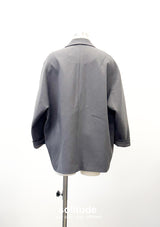 Charcoal Oversized Blazzer