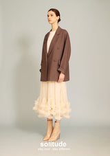 Charcoal Oversized Blazzer