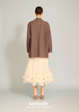 Charcoal Oversized Blazzer