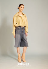 Bubble Cropped Nylon Jacket