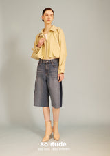 Bubble Cropped Nylon Jacket