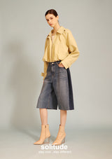 Bubble Cropped Nylon Jacket