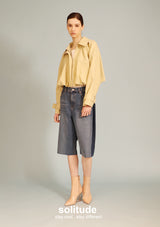 Bubble Cropped Nylon Jacket