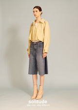 Bubble Cropped Nylon Jacket